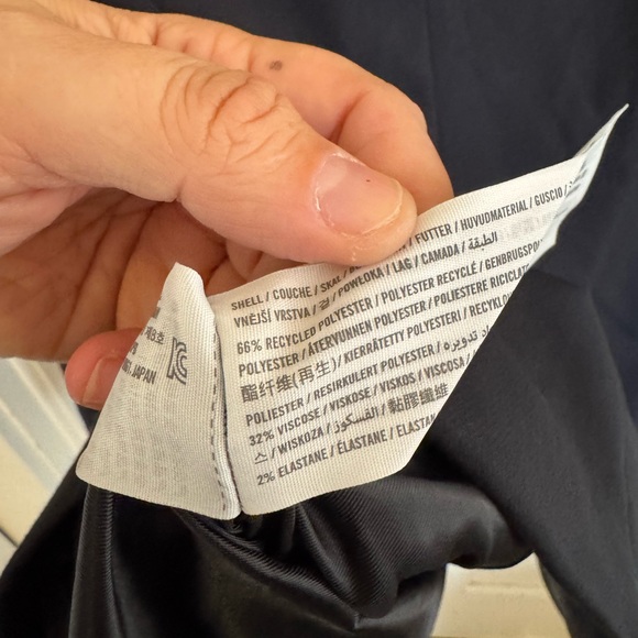 NWT Abercrombie & Fitch black collarless blazer size medium - Picture 6 of 8